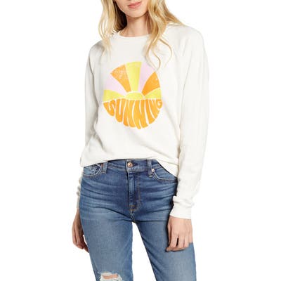 Wildfox Fiona Sunning Pullover, White