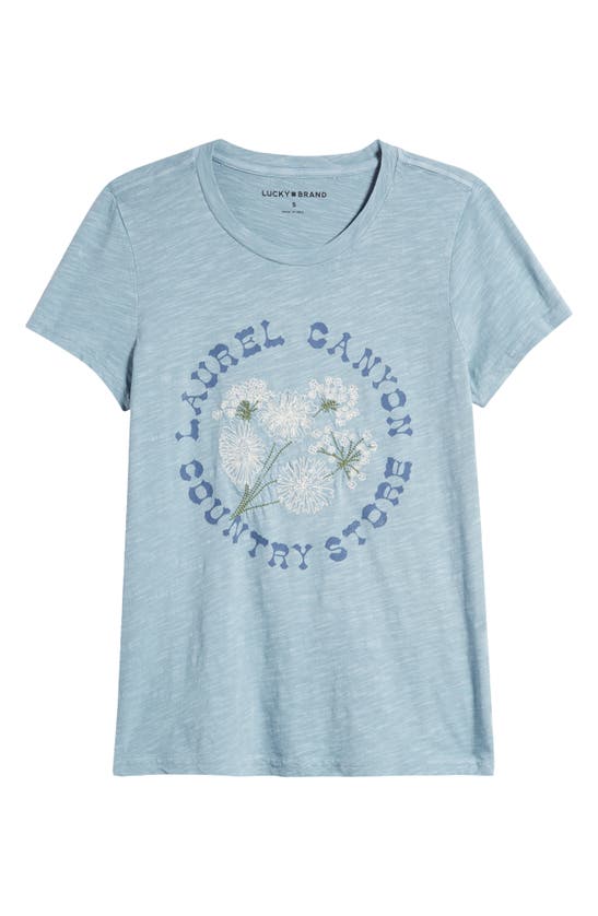 Shop Lucky Brand Laurel Canyon Country Store Graphic T-shirt In Mountain Spring