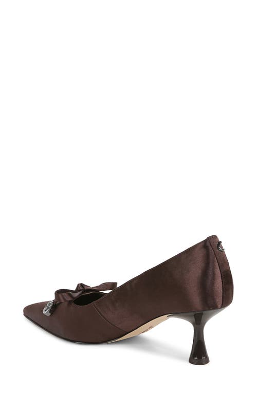 Shop Circus Ny By Sam Edelman Fleur Pointed Toe Pump In Dark Chocolate