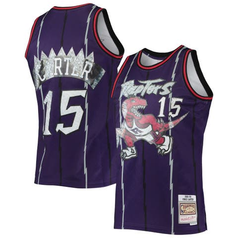 Men's Toronto Raptors Vince Carter Mitchell & Ness White 1998-99 Hardwood  Classics Reload 3.0 Swingman Jersey