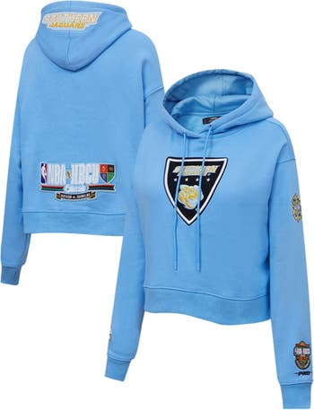 Women's Pro Standard Cream 2023 NBA All-Star Game Chenille Cropped Fleece Pullover  Hoodie