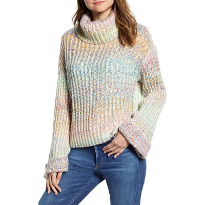 Rd Style Ombre Turtleneck Sweater, Ivory