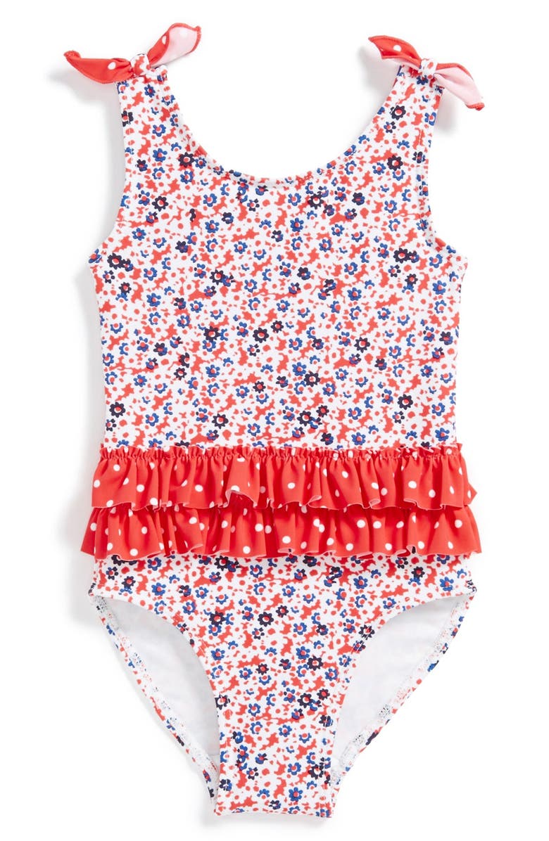 Tucker + Tate 'Lagoon' Ruffle One-Piece Swimsuit (Toddler Girls ...