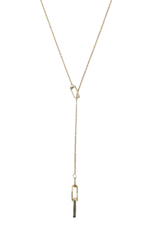 Pendant Y-Necklace in Gold