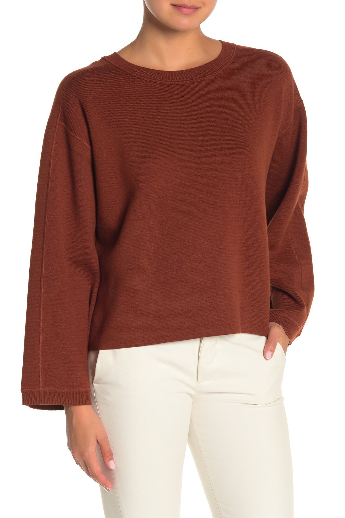 vince dolman sleeve sweater