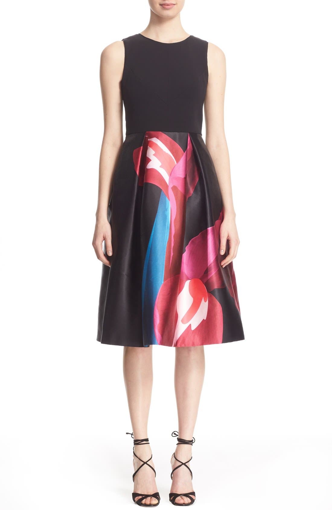 Ted Baker London 'Kathlee' Floral Print Midi Dress Nordstrom