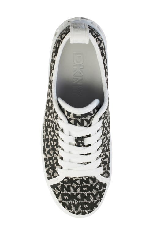 Shop Dkny Mar Sneaker In White/black