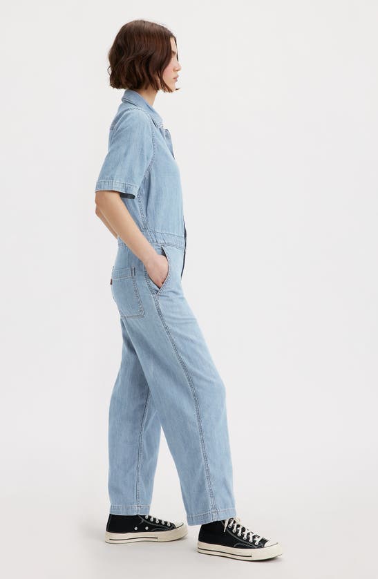 Shop Levi's® Heritage Short Sleeve Jumpsuit In Glad To Meet You