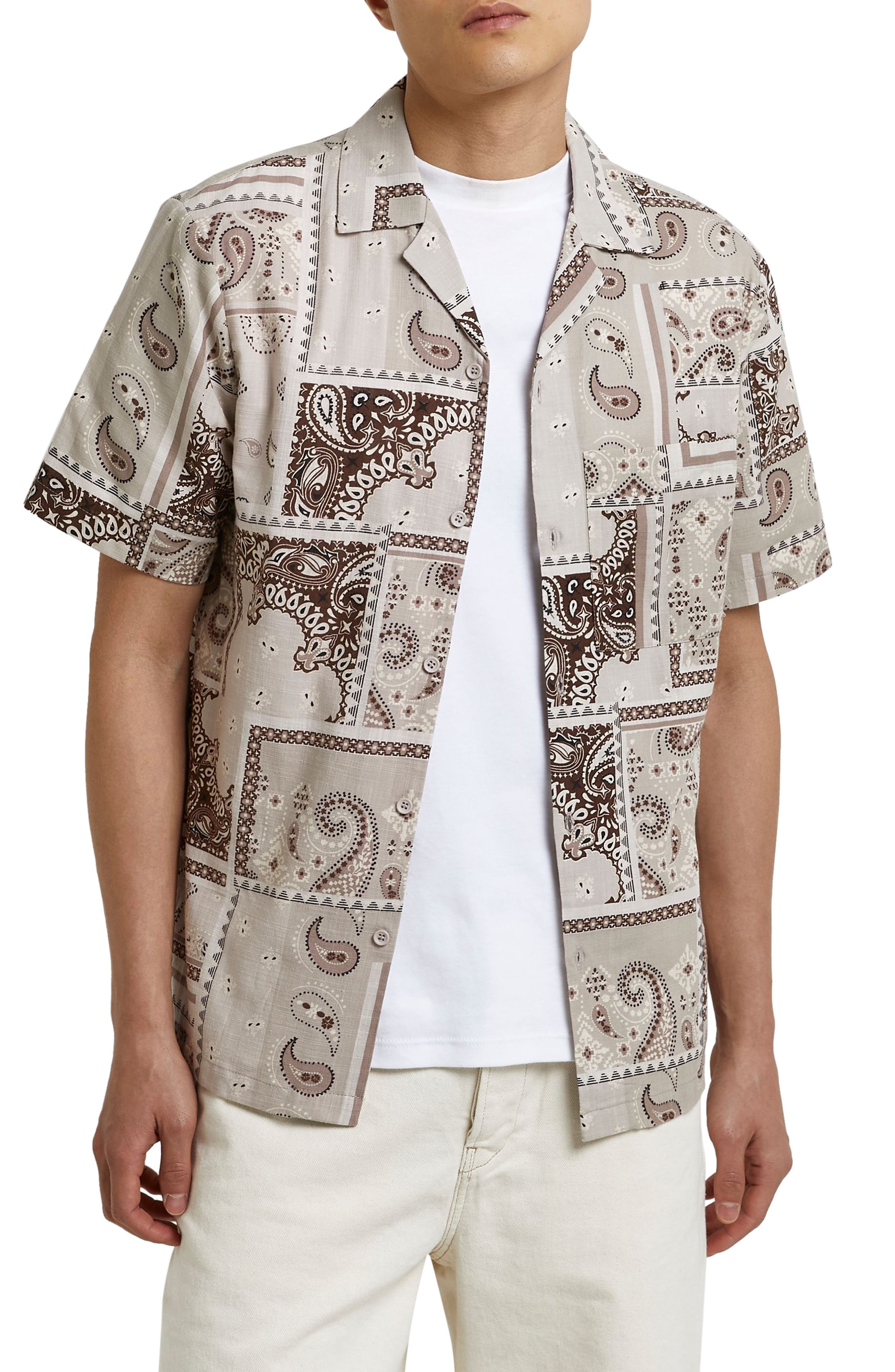 River Island Paisley Patchwork Short 