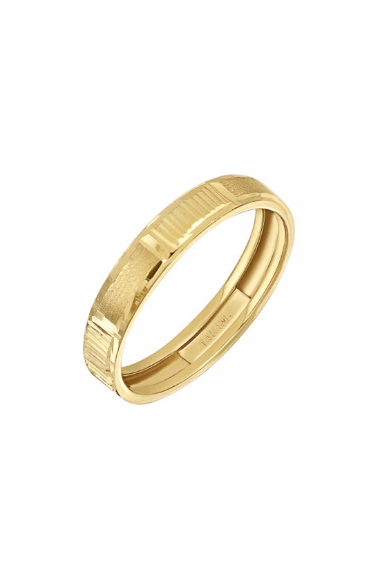 Bony Levy 14k Gold Band Ring In 14k Yellow Gold