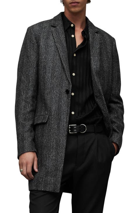 All saints hotsell mens wool coat