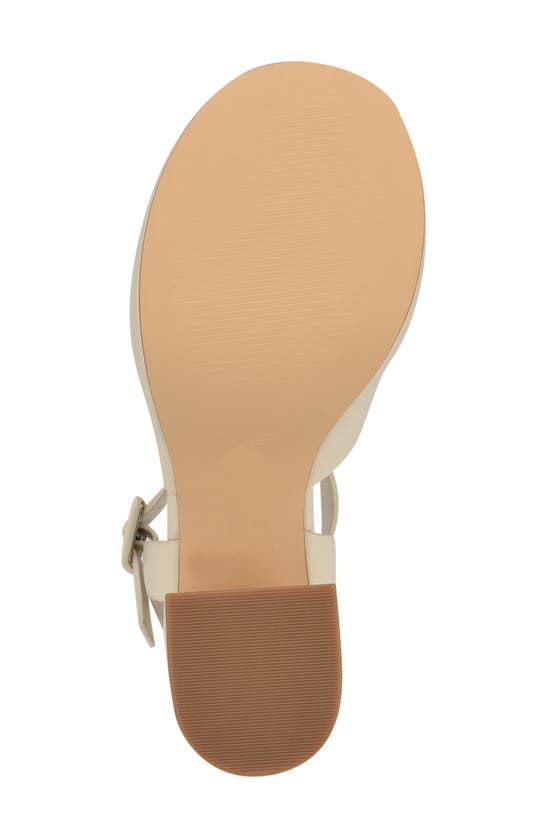 Shop Nine West Jalissa Ankle Strap Platform Sandal In Ivory