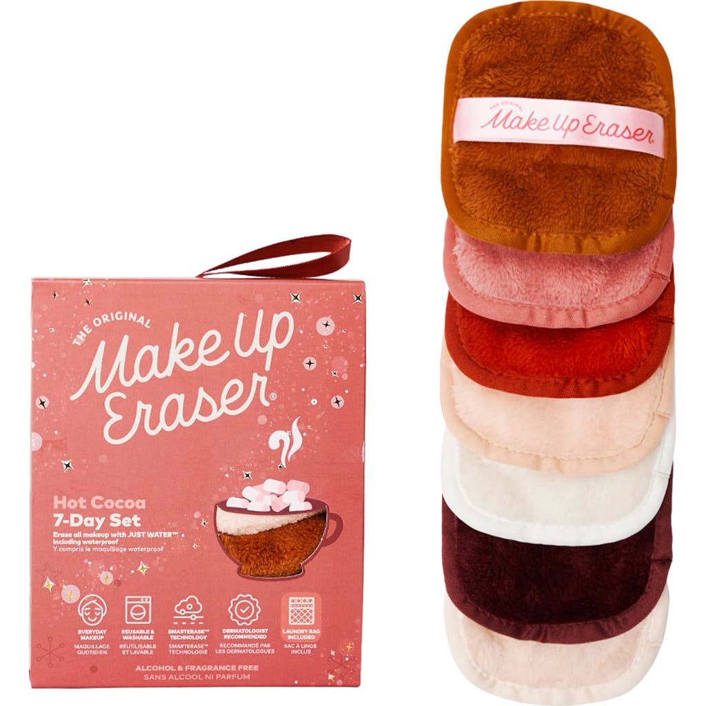 The Original Makeup Eraser 7-day Hot Cocoa Makeup Eraser Set With Laundry Bag In Hot Cocoa