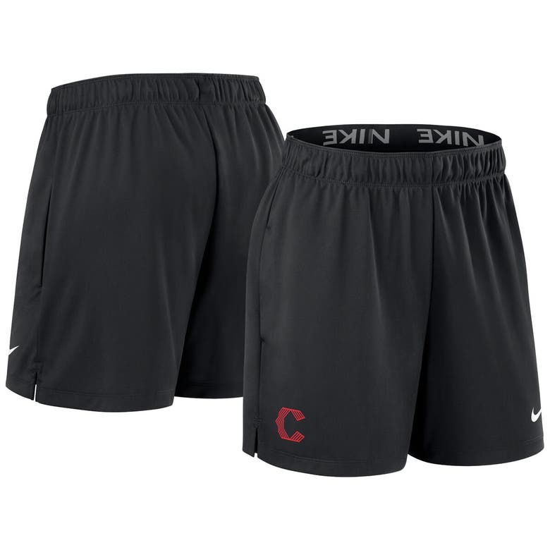 NIKE NIKE BLACK CINCINNATI REDS AUTHENTIC COLLECTION CITY CONNECT PRACTICE PERFORMANCE SHORTS