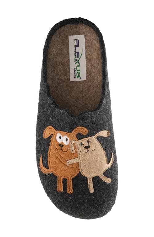 Flexus By Spring Step Petlove Slipper In Black Multi