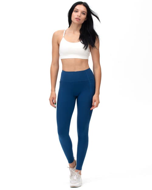 Rebody Active Phoenix Fleece Pocket Legging In Poseidon Blue