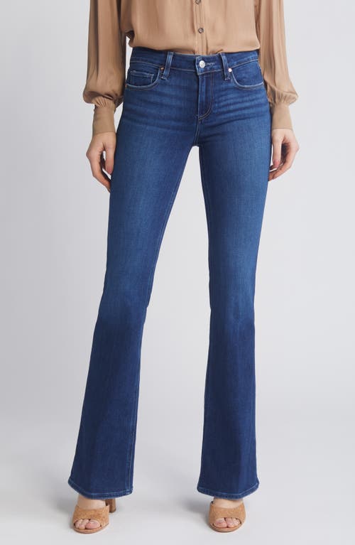 PAIGE Laurel Canyon High Waist Flare Jeans Foreign Film at Nordstrom,