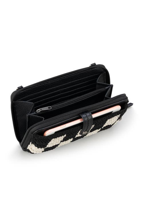 The Sak Iris Smartphone Crossbody In Black Check