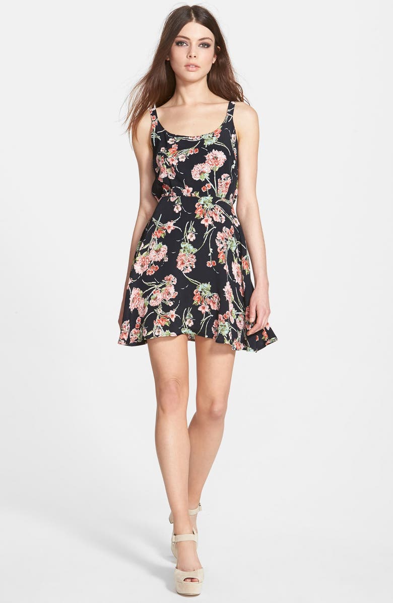 Band of Gypsies Floral Fit & Flare Dress | Nordstrom