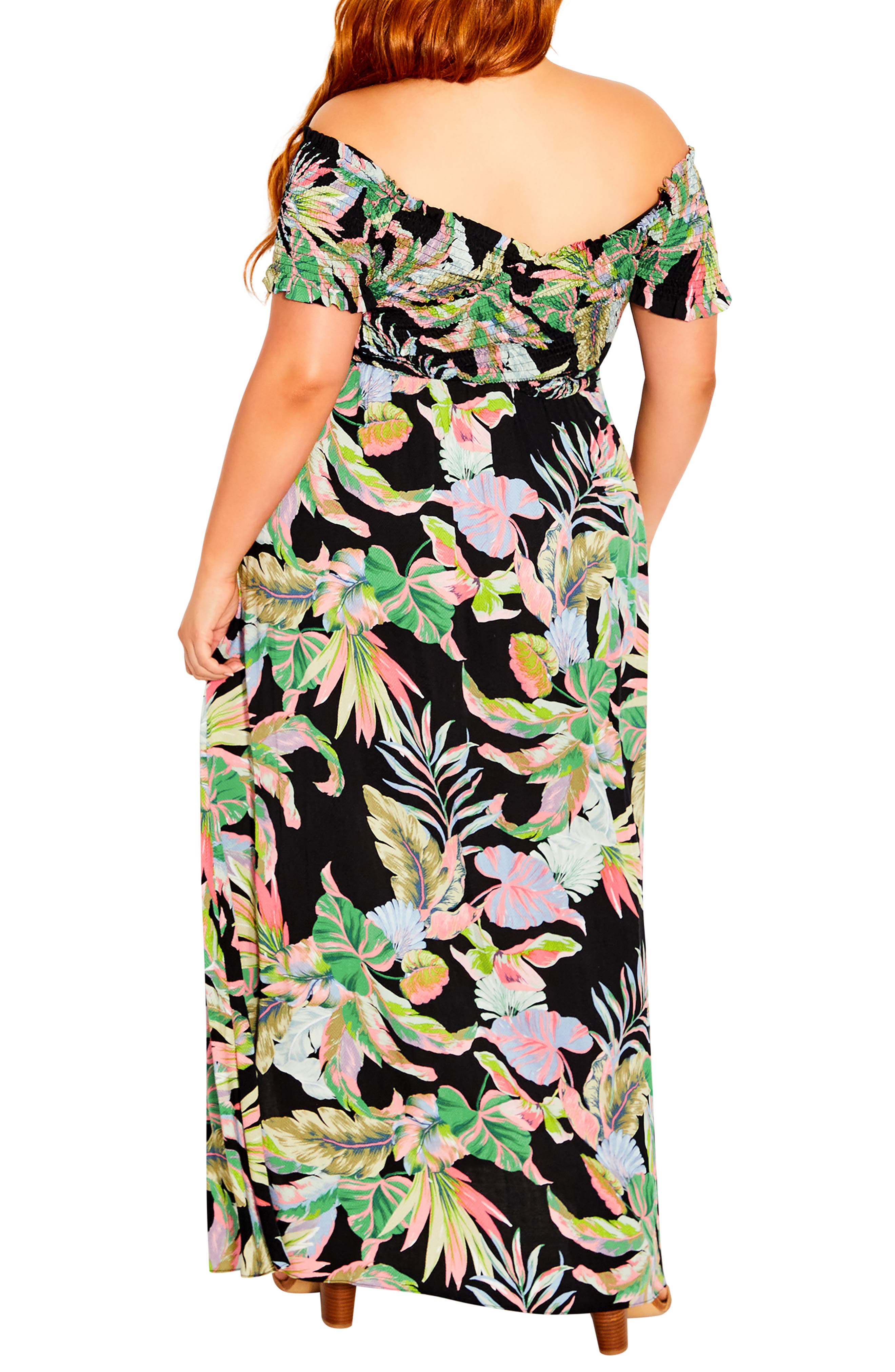 city chic tropical dress