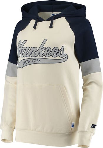 New York Yankees Navy Crop Pocket Heritage Pullover Hoodie by Nike