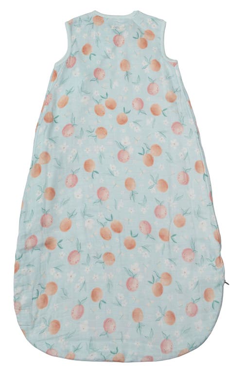 Shop Loulou Lollipop Print Muslin Wearable Blanket In Multi Blue