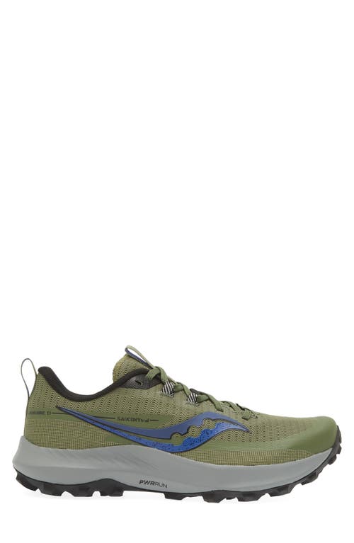 Saucony Peregrine 13 Running Shoe In Glade/black