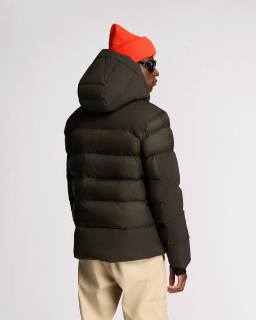 Alpenhaus Barren Heavyweight Multi-tone Puffer With Semi-lustrous Finish In Moss