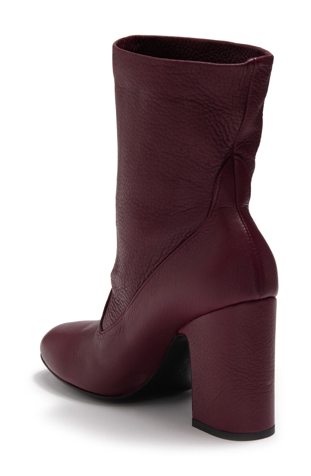 agl block heel bootie