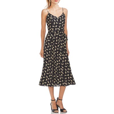 Vince Camuto Ditsy Floral Sleeveless Midi Dress
