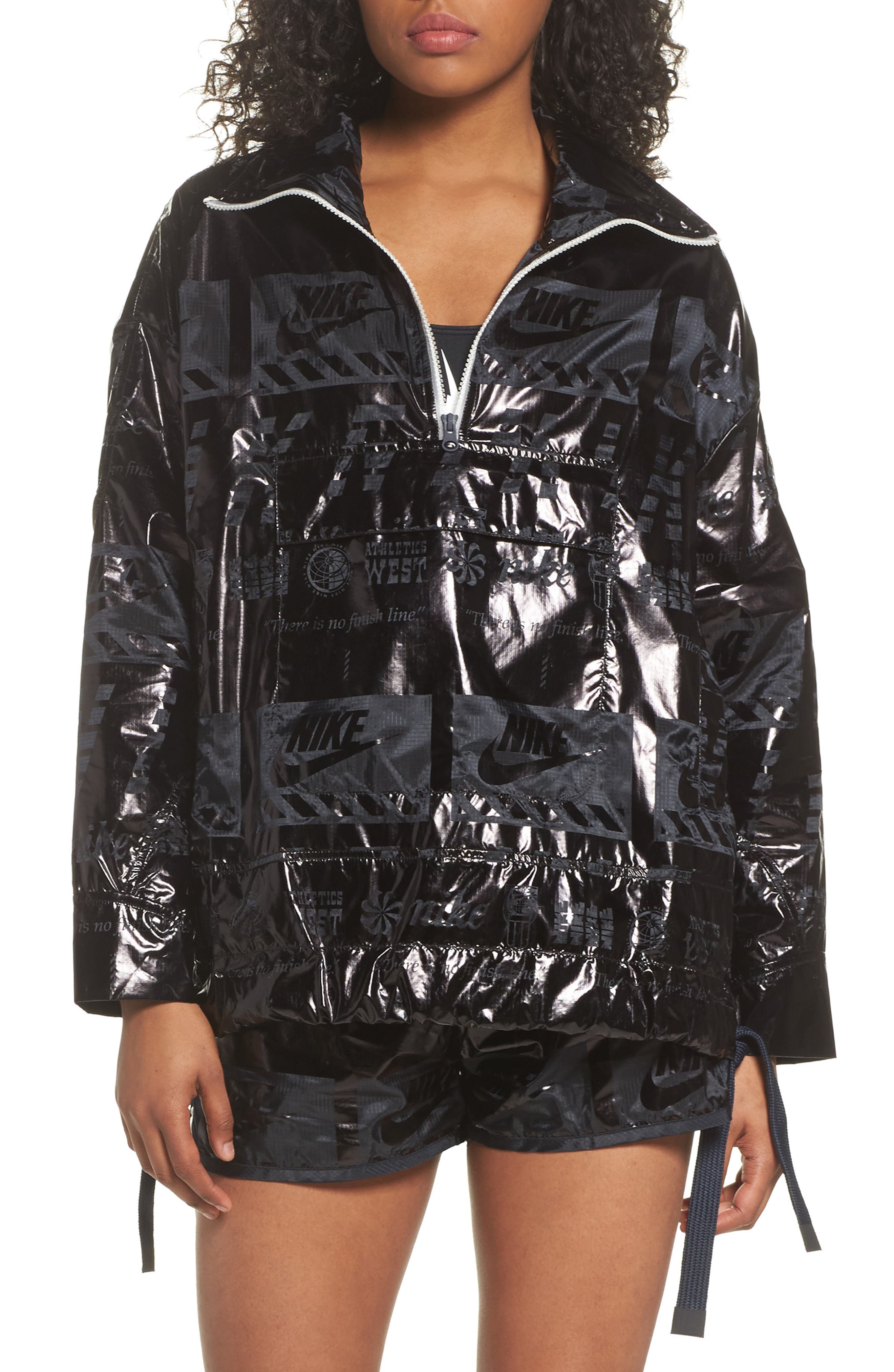 nike metallic jacket