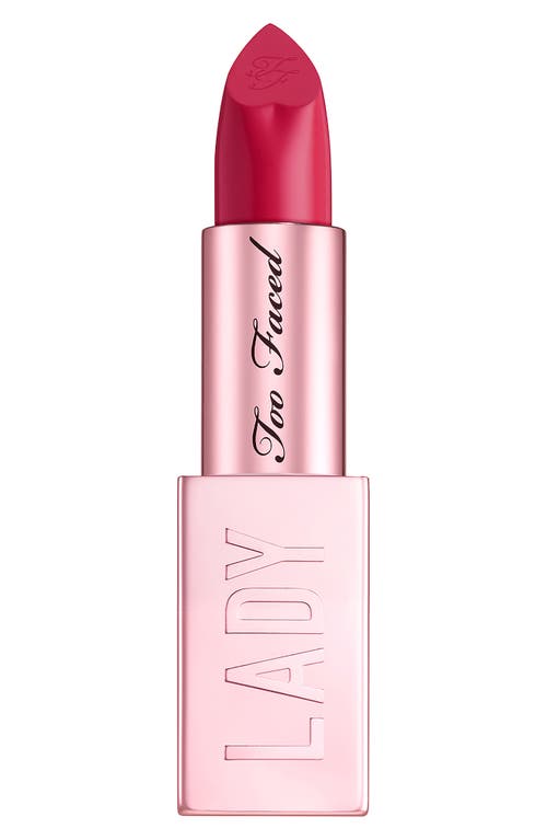 Too Faced Lady Bold Cream Lipstick in Rebel at Nordstrom