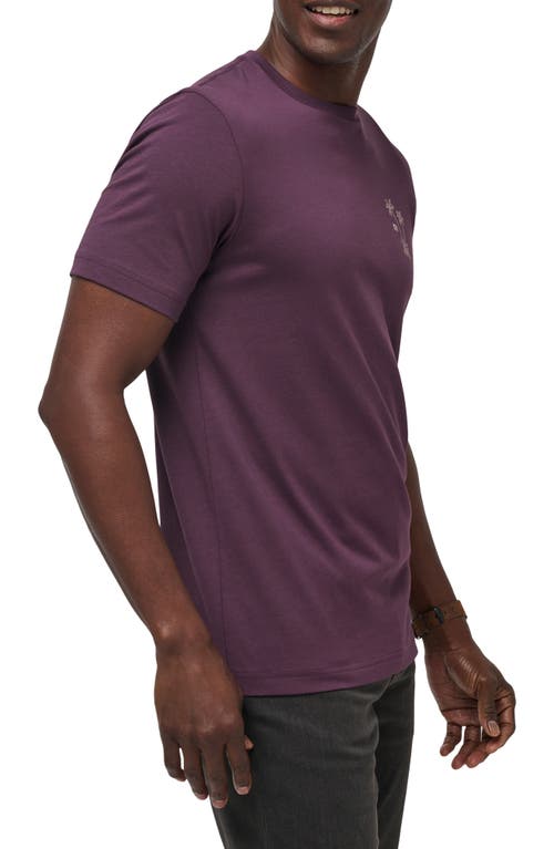 Shop Travismathew Island Gem Cotton Graphic T-shirt In Plum