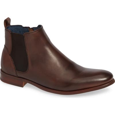 Jump Collin Plain Toe Chelsea Boot, Brown