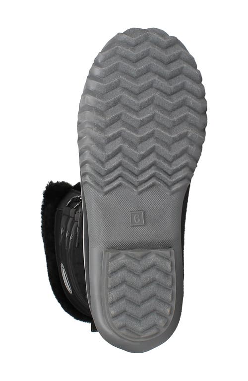 Khombu Denise Faux Fur Lined Boot In Black