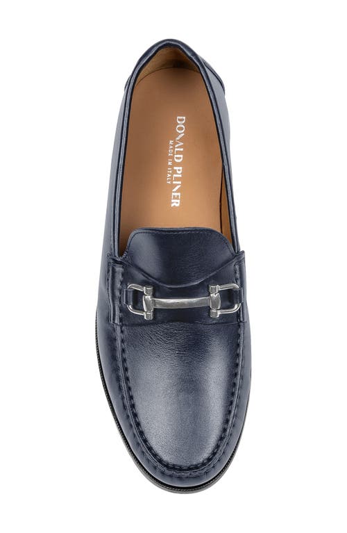 Shop Donald Pliner Evanston Bit Loafer In Navy