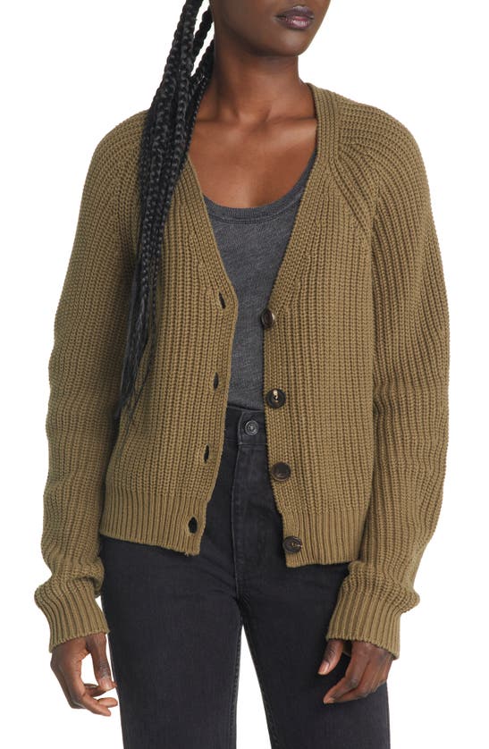 Rails Josie Cardigan In Olive