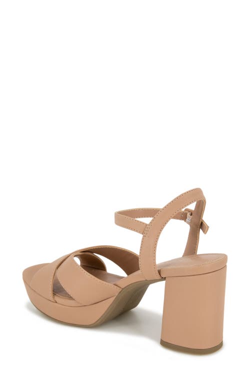 Shop Kenneth Cole Reaction Reeva Platform Sandal In Tan