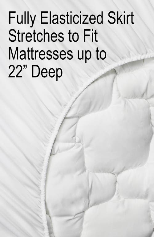 Melange Home Tempsolution 300 Thread Count Mattress Pad In White