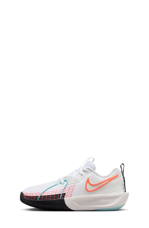 Shop Nike Kids' G.t. Cut 3 Basketball Shoe In White/copa/white