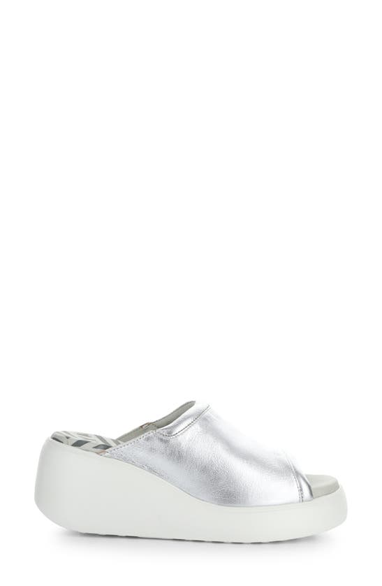 FLY LONDON FLY LONDON DOLI PLATFORM WEDGE SLIDE SANDAL