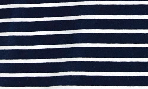 ENGLISH FACTORY ENGLISH FACTORY STRIPE FLUTTER SLEEVE T-SHIRT 