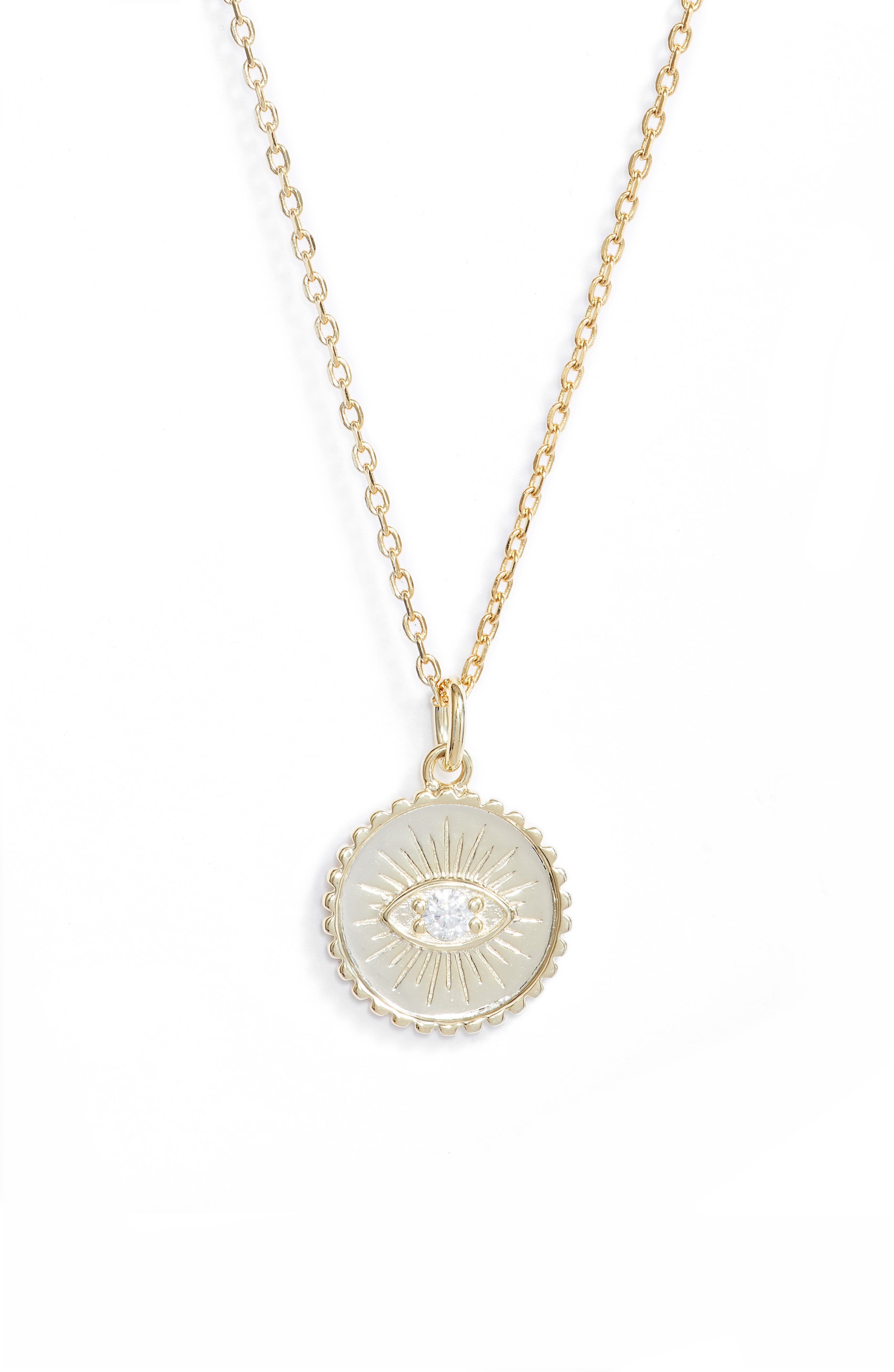 Knotty Coin Pendant Necklace | Nordstrom