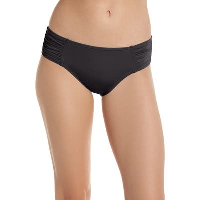 Tommy Bahama Pearl High Waist Bikini Bottoms, Black