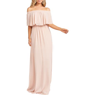 Show Me Your Mumu Hacienda Convertible Gown, Pink