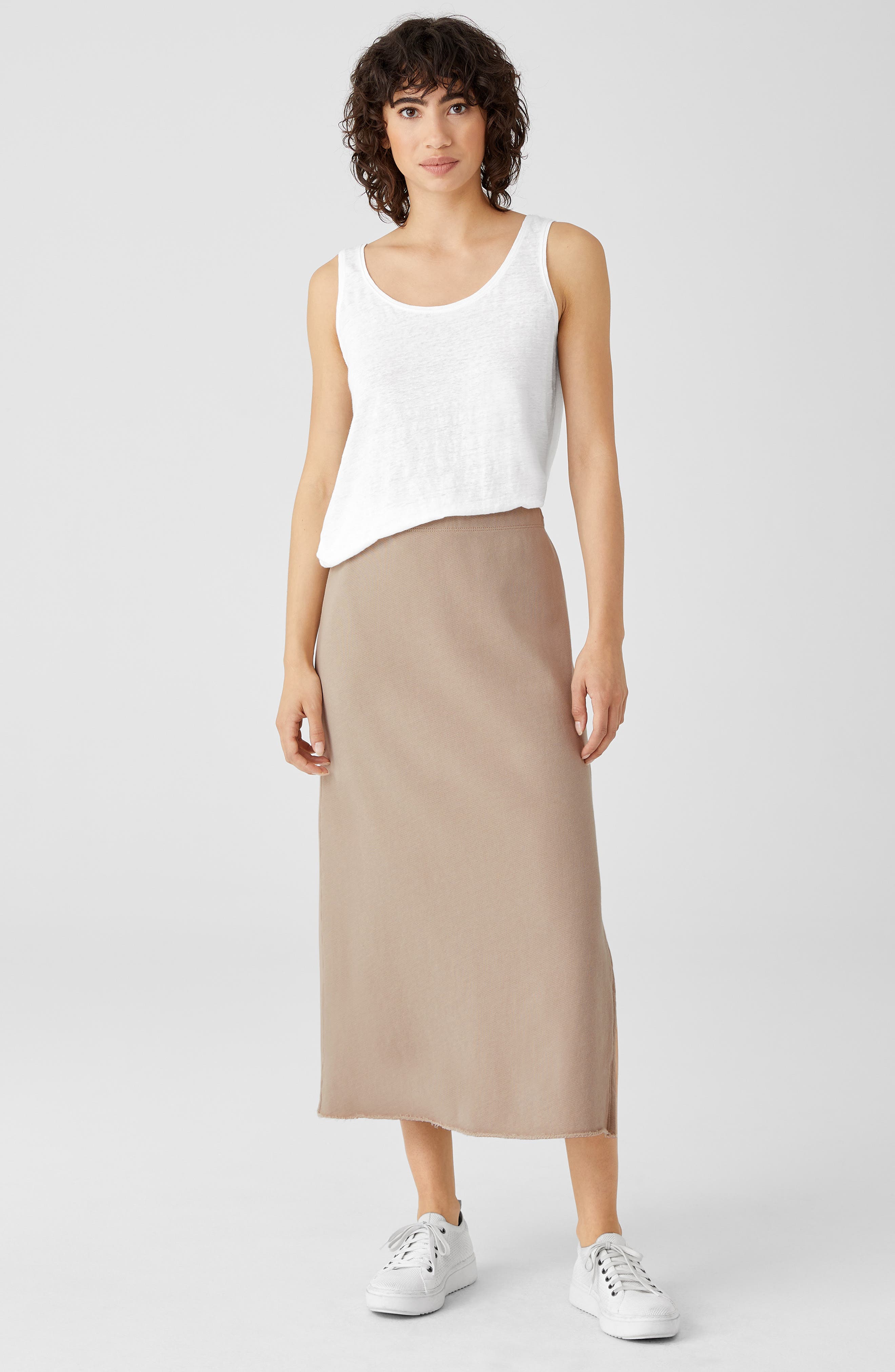 eileen fisher cotton skirt