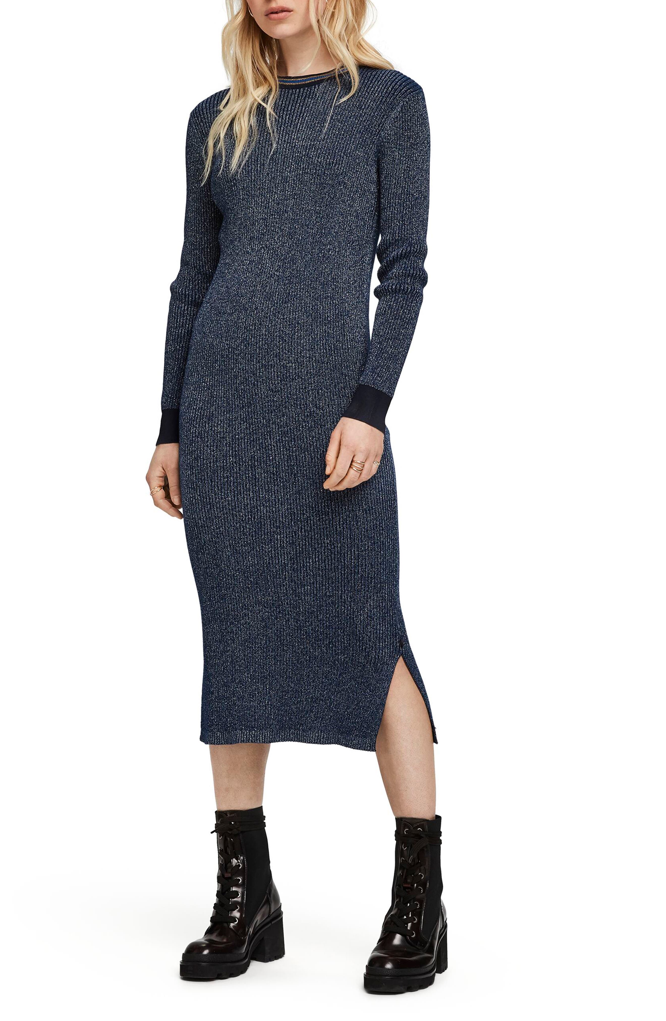 glitter sweater dress