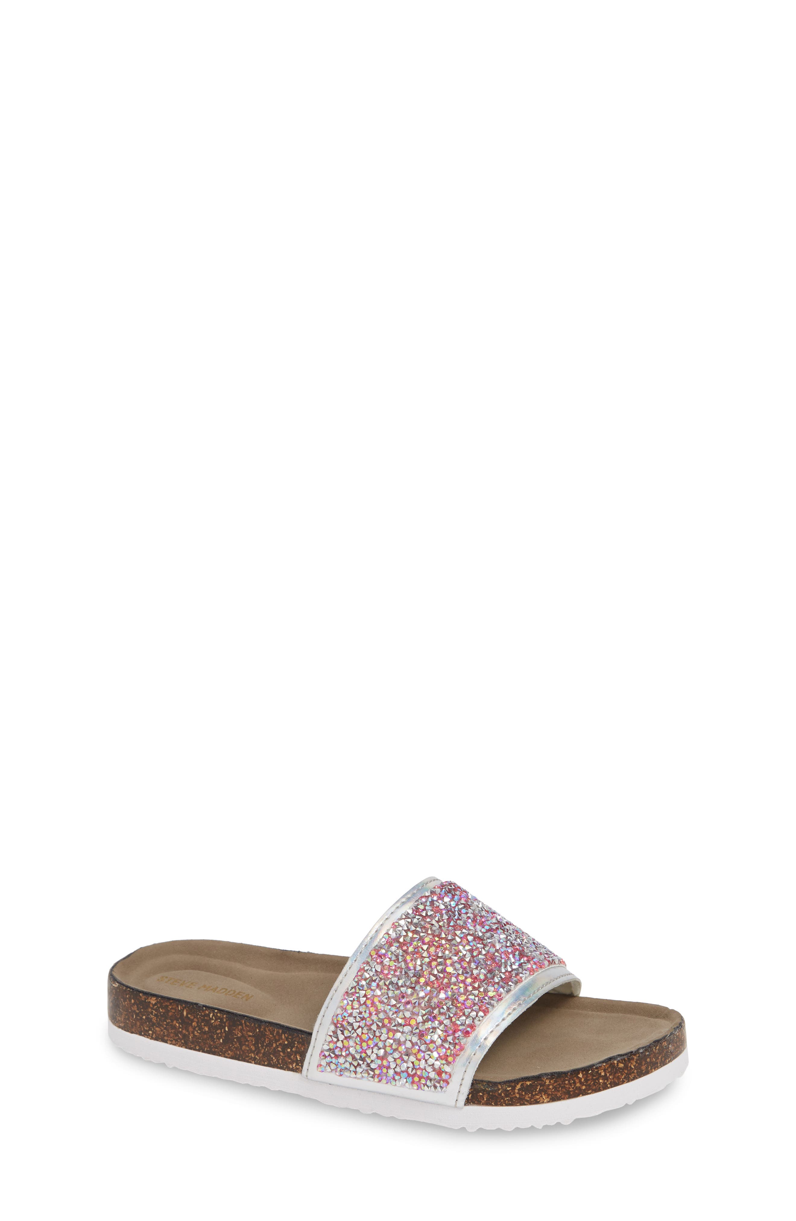 steve madden sparkly slides