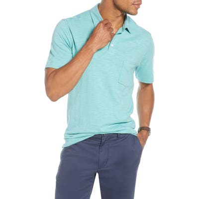 1901 Slub Pocket Polo, Green