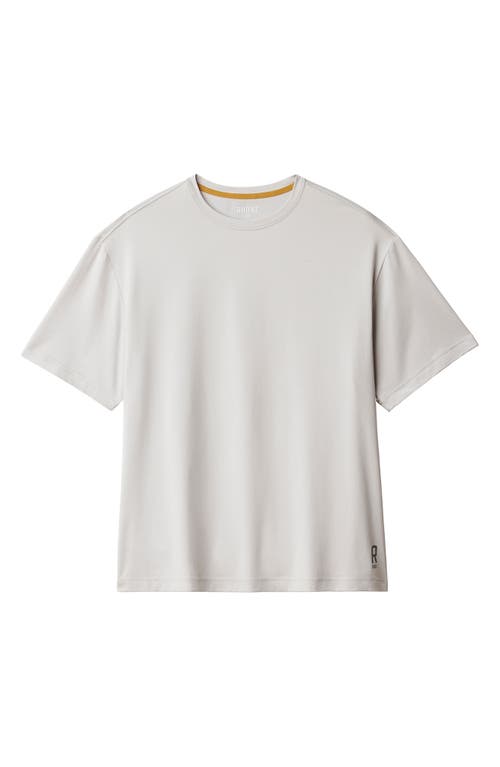 Shop Rhone Base Training Relaxed Performance T-shirt In Sleet Gray